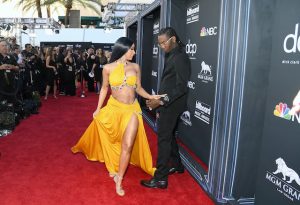 (L-R) Cardi B and Offset of Migos attend the 2019 Billboard Music Awards at MGM Grand Garden Arena - Photo by Kevin Mazur)