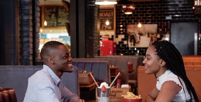 Stephen Odubola (Timmy) and Karla-Simone Spence (Leah)